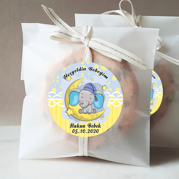 Aydede Ve Uykucu Fil Temalı Sticker