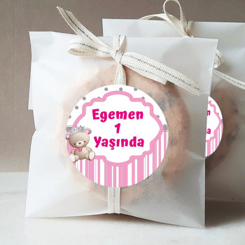 Ayıcık Kız Temalı Sticker