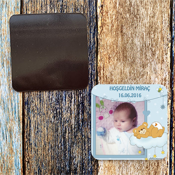 Ayıcıklı Hoş geldin Magnet