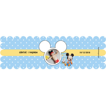 Baby Mickey  Temalı Peçete Sargısı