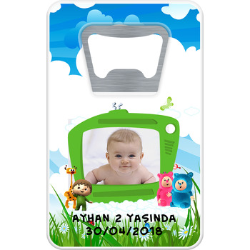 Baby Tv Temalı Dikdörtgen Magnet Açacak