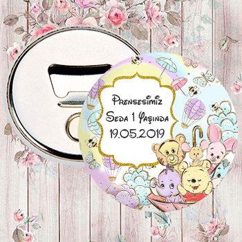 Baby Winnie The Pooh Temalı Magnet Açacak
