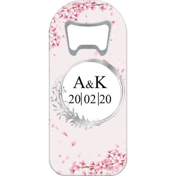 Bahar Dalı Temalı Gümüş Çerçeveli Söz Nişan Nikah Uzun Açacak
