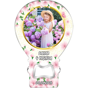 Bahar Temalı Resimli Balon Magnet Açacak
