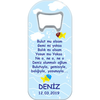 Balık Temalı Uzun Magnet Açacak