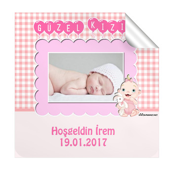 Balon Temalı Kare Sticker