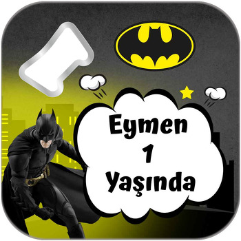 Batman ile Gotham Şehri Temalı Kare Magnet Açacak