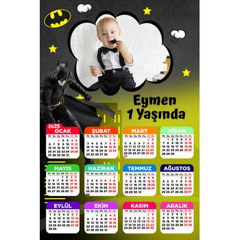 Batman ile Gotham Şehri Temalı Takvim Magnet