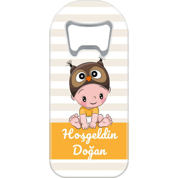 Baykuş Bereli Bebek Temalı Uzun Magnet Açacak