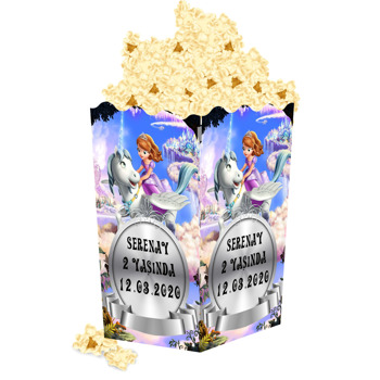 Sofia Temalı Popcorn Kutusu