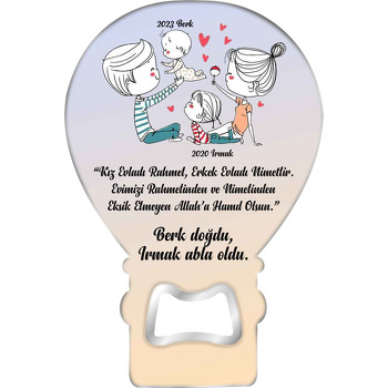 Bebekle Aile Oyunu Temalı Balon Magnet Açacak