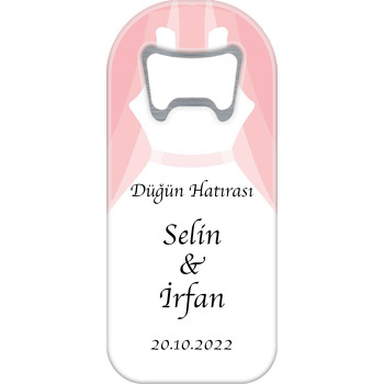 Beyaz Gelinlik Temalı Uzun Magnet Açacak