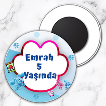 Bluenun İpuçları Temalı Daire Plastik Magnet