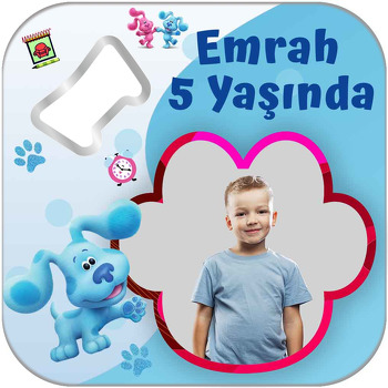 Bluenun İpuçları Temalı Kare Magnet Açacak