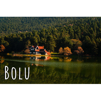 Bolu Göl Manzarası Manzara Temalı Magnet