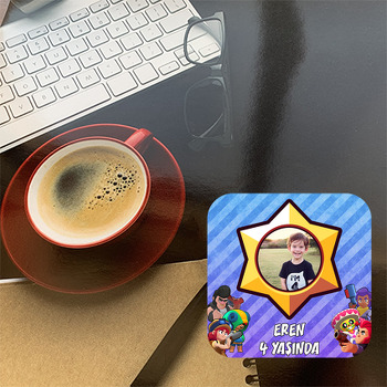 Brawl Stars Temalı Bardak Altlığı