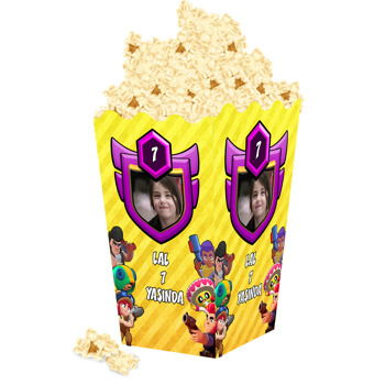 Brawl Stars Temalı Popcorn Kutusu