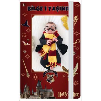 Büyücü Okulu Temalı Doğum Günü Anı Defteri