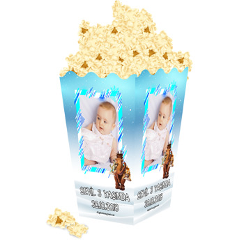 Buz Devri Temalı Temalı Popcorn Kutusu