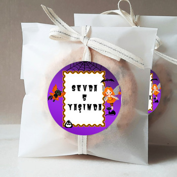 Cadılar Bayramı Temalı Parti Sticker