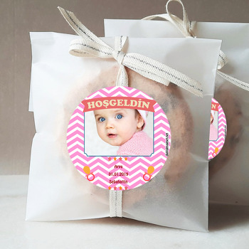 Canım Kızım Temalı Hoşgeldin Bebek Sticker