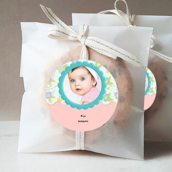 Çiçek Temalı  Bebek Sticker