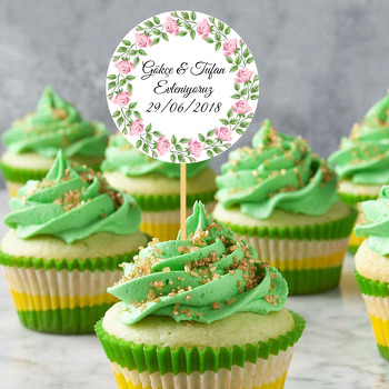 Çiçek Temalı Kürdan Süs