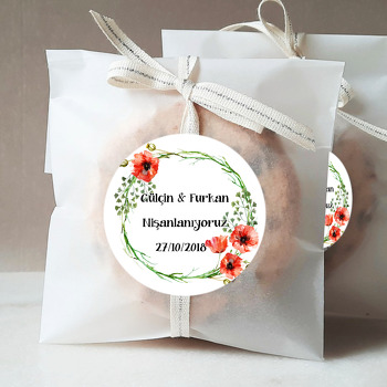 Çiçek Temalı Sticker