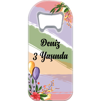 Çiçek ve Balon Temalı Doğum Günü Uzun Açacak