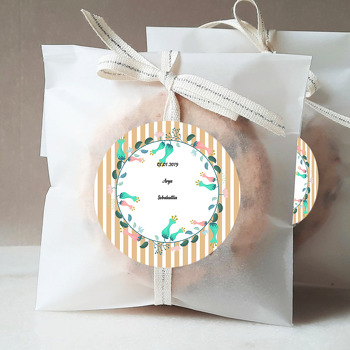 Çiçek Zinciri Temalı Sticker