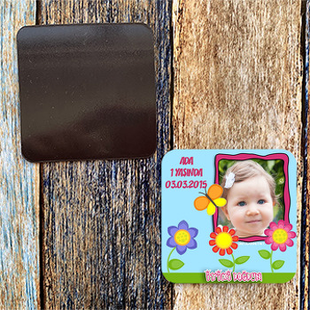 Çiçekler Temalı Magnet