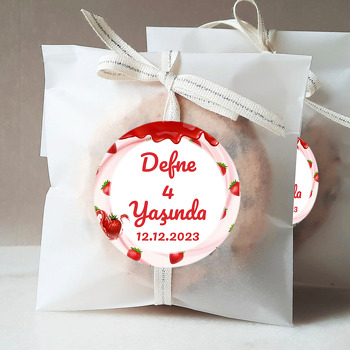 Çilek Temalı Sticker