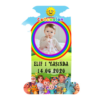 Cocomelon Temalı Doğum Günü Magnet