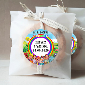 Cocomelon Temalı Doğum Günü Sticker