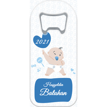 Dansçı Bebek Beyaz Fon Temalı Uzun Magnet Açacak