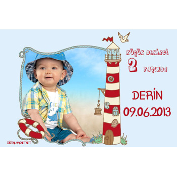 Deniz Feneri Temalı Magnet