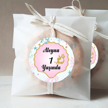 Deniz Kabuğu Temalı Sticker