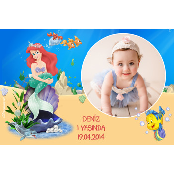 Deniz Kızı Temalı Magnet