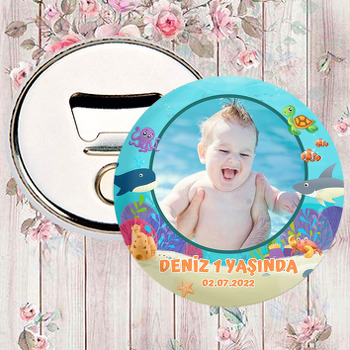 Denizaltında Sevimli Balıklar Temalı Magnet Açacak