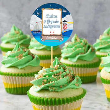 Denizci Gece Temalı Kürdan Süs