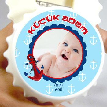 Denizci Temalı Kapak Şekilli Magnet Açacak
