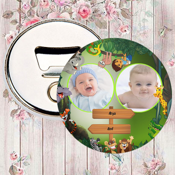 Diego Safari Temalı Fotoğraflı Magnet Açacak