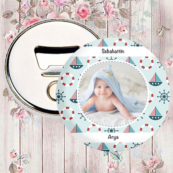 Digital Magnet Denizci Temalı Resimli Magnet Açacak
