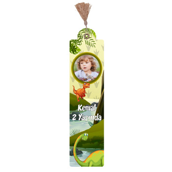 Dinozorlar Temalı Kitap Ayracı