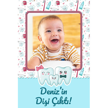 Diş Ailesi Temalı Diş Buğdayı Magnet