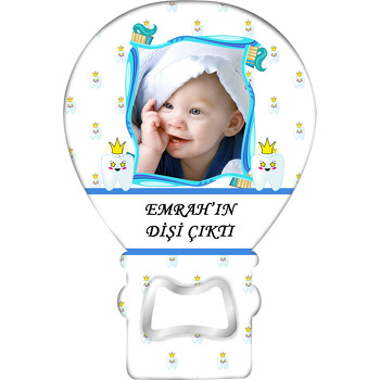 Diş Fırçası Temalı Balon Magnet Açacak