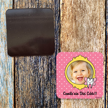 Diş Temalı Kız Bebek Magnet
