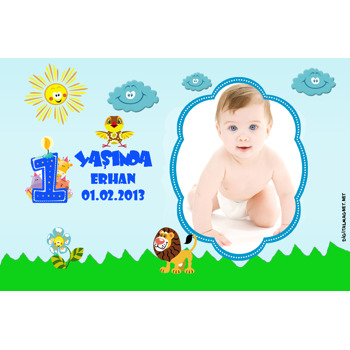 Doğa Temalı 1 Yaş Magneti