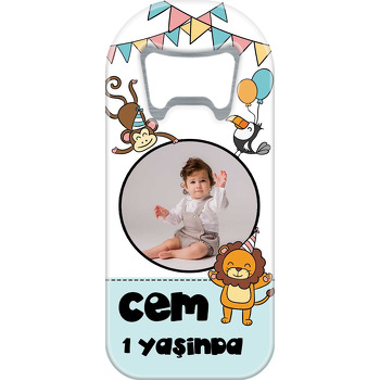 Doğum Günü Aslanı Temalı Uzun Magnet Açacak