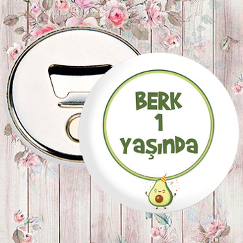 Doğum Günü Avokadosu Temalı Magnet Açacak
